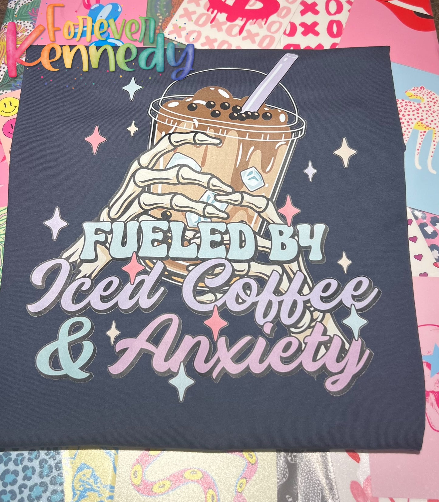(MTO) Pick Your Apparel: Fueled by Iced Coffee and anxiety