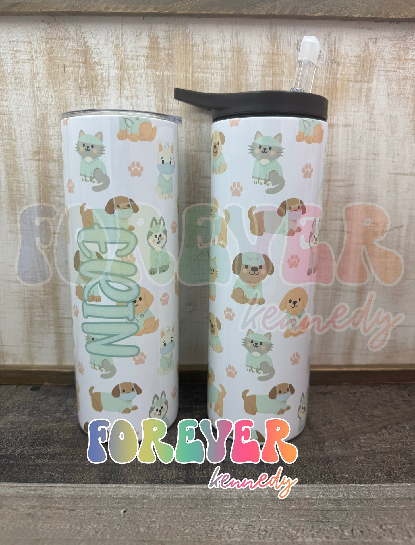 (MTO) CHOOSE DRINKWARE: Medical Animals