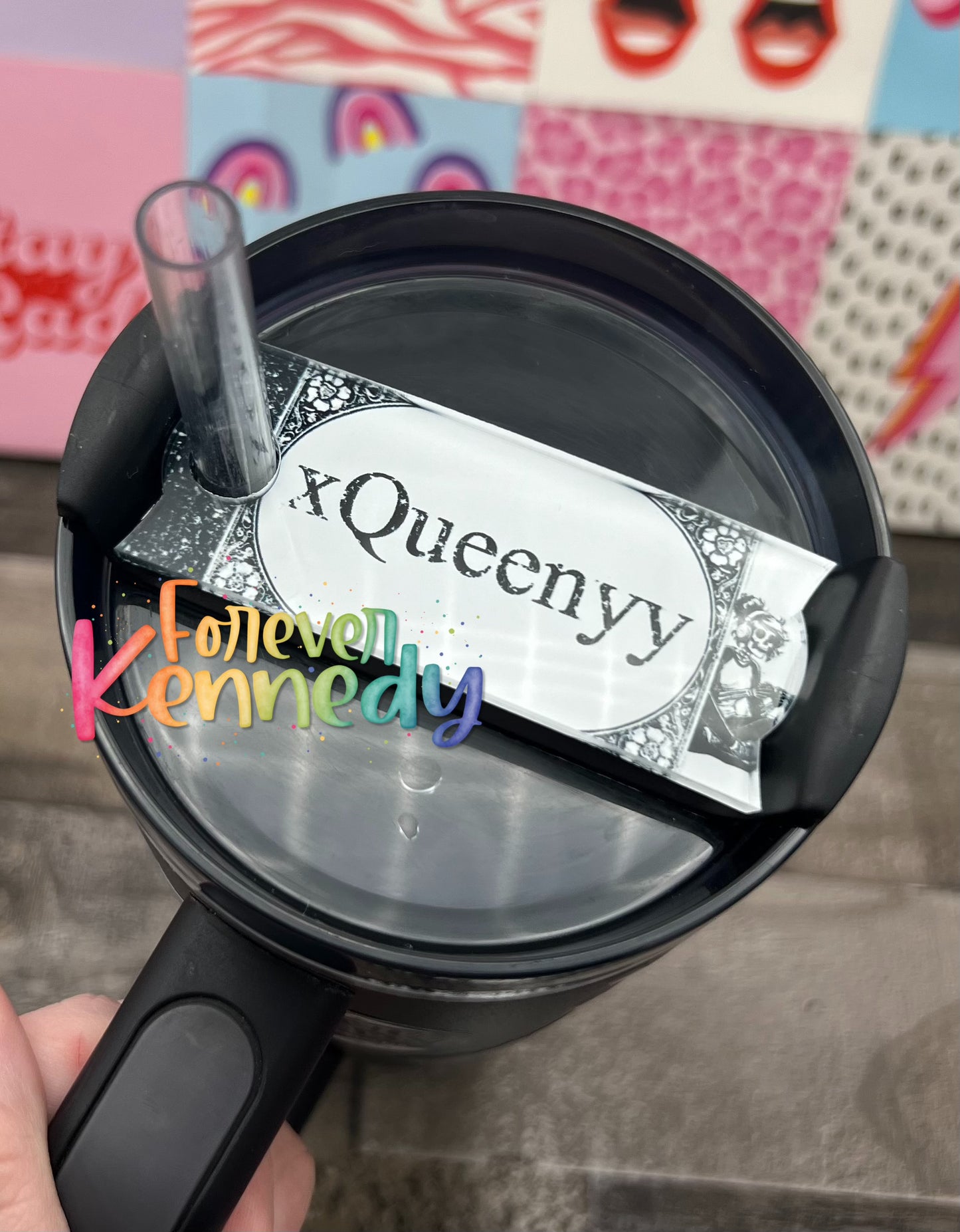 (MTO) Tumbler Topper 40oz: Custom Gamer Tag Tarot