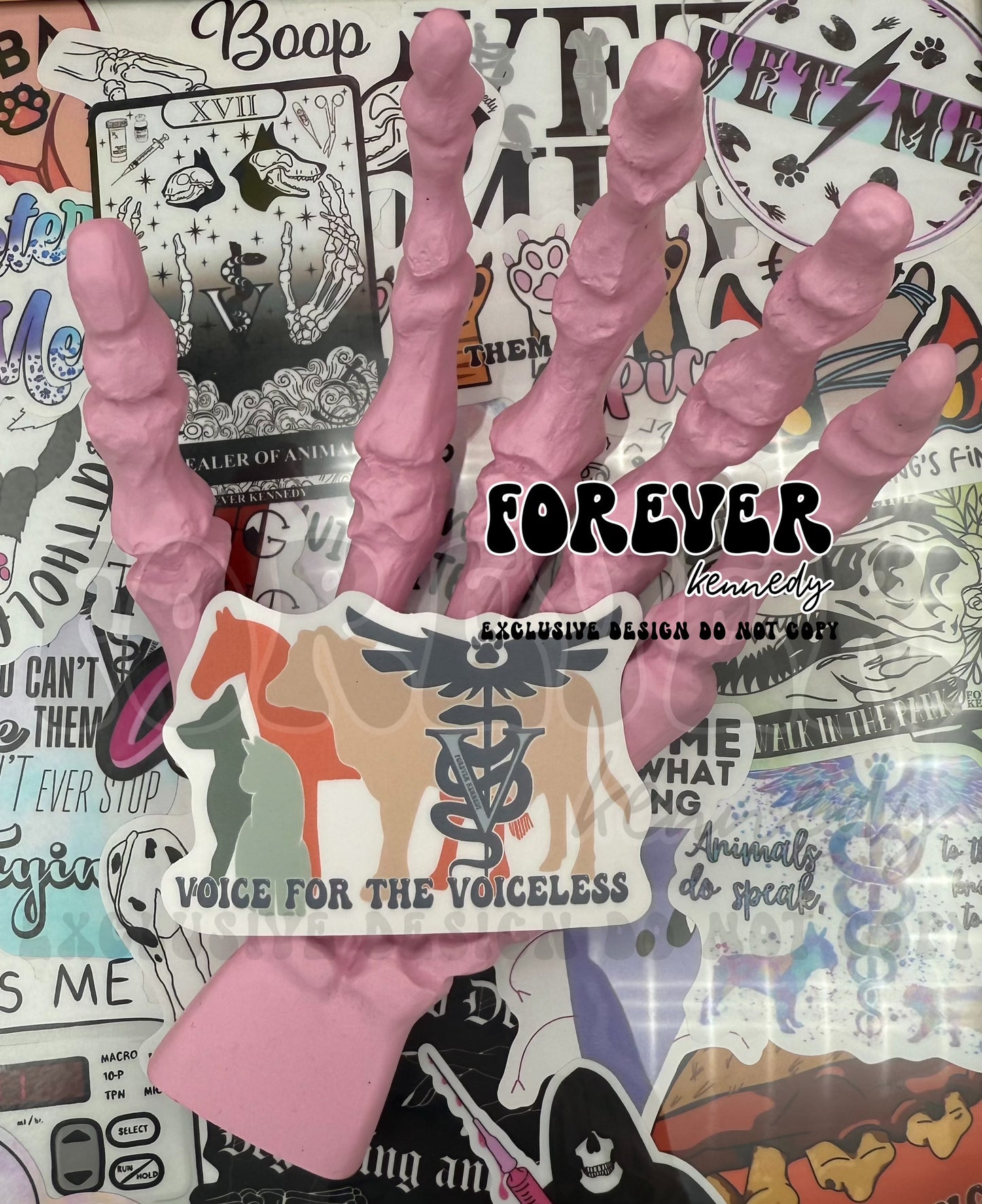 (RTS) Vinyl Sticker: EXCLUSIVE Voice for the voiceless (large and small animal)