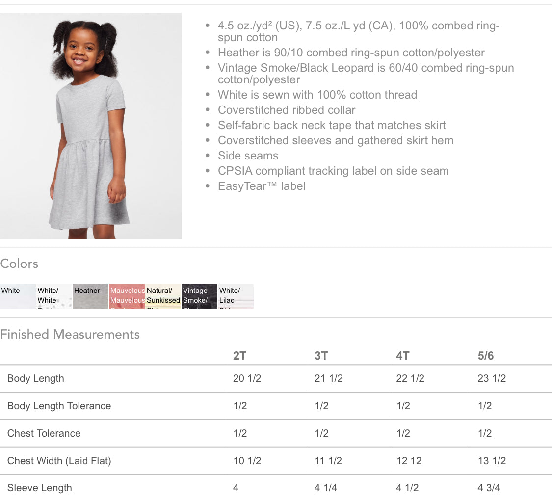 (MTO APPAREL) YOUTH DRESS: EXCLUSIVE DESIGN Dinosaur Fossils
