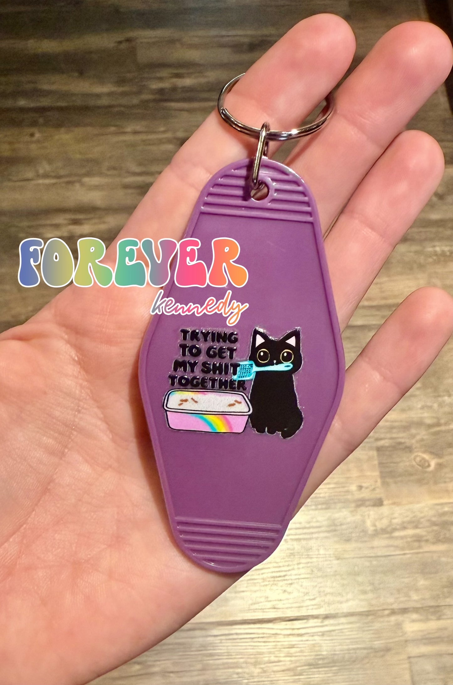 (MTO) Motel Keychain: Trying to get my shit together