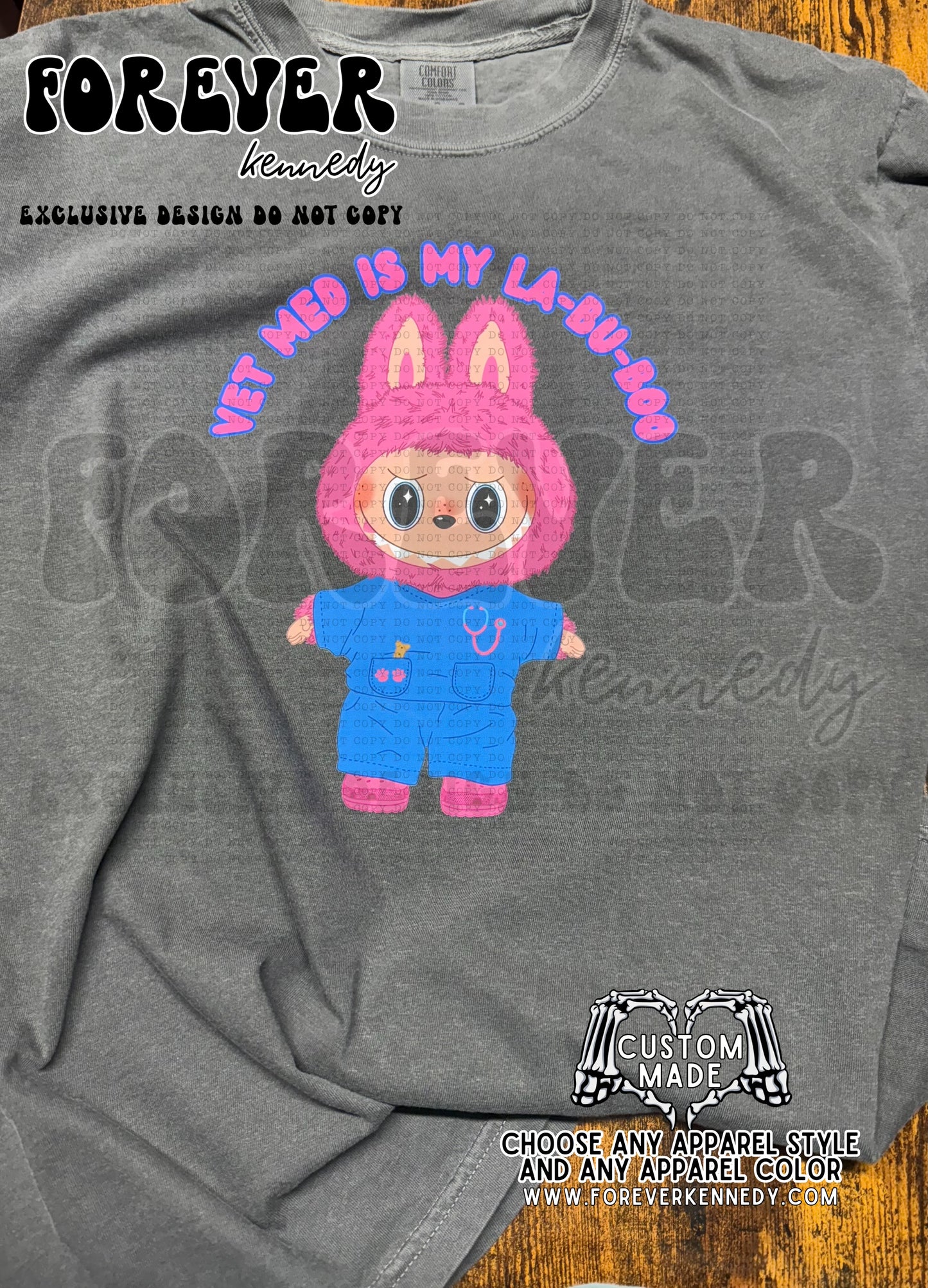 (MTO APPAREL) * CHOOSE STYLE / COLOR: EXCLUSIVE DESIGN Pink LaBoo (choose with or without text)