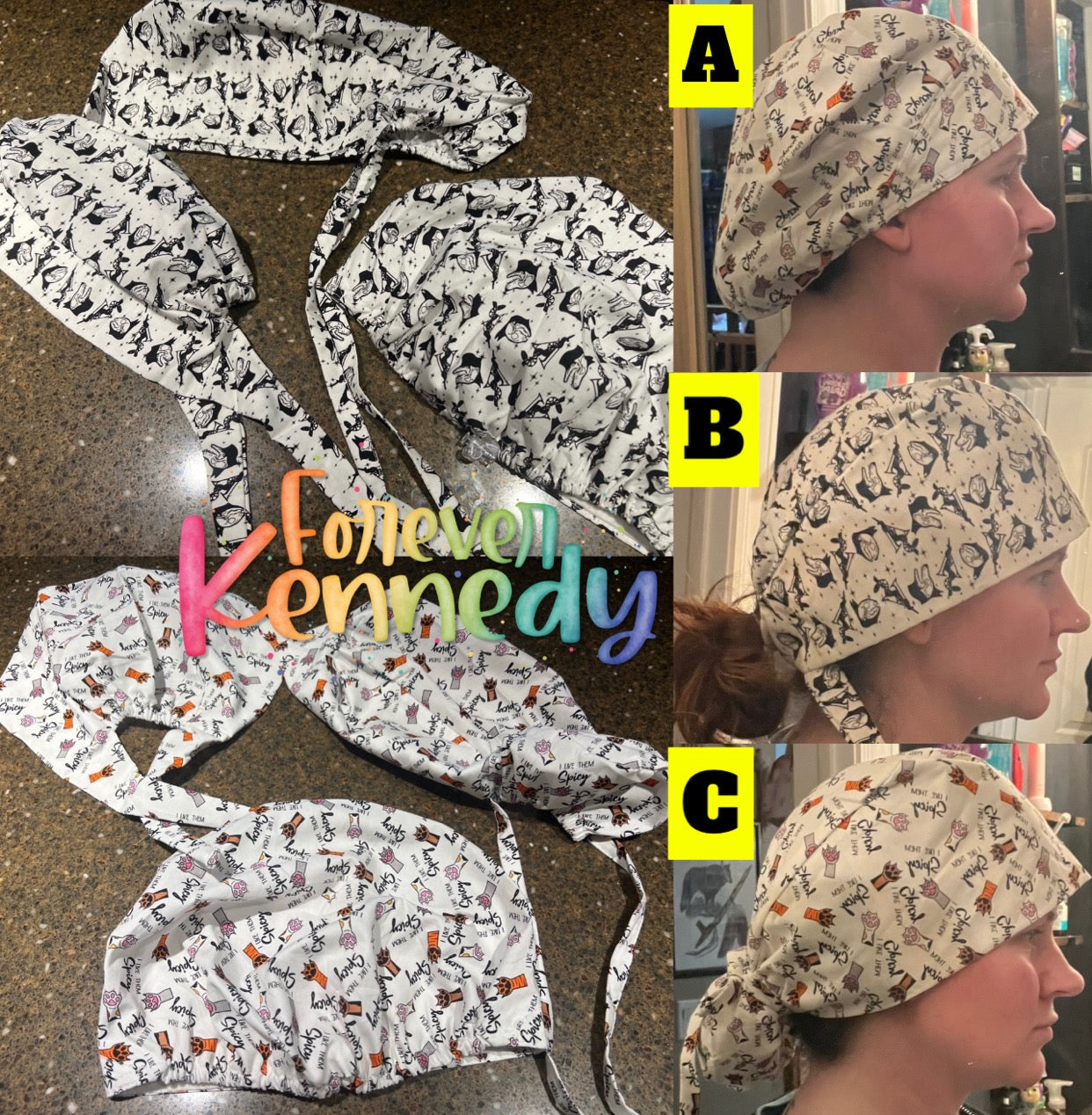 (RTS) Scrub Cap: Cat Tarots