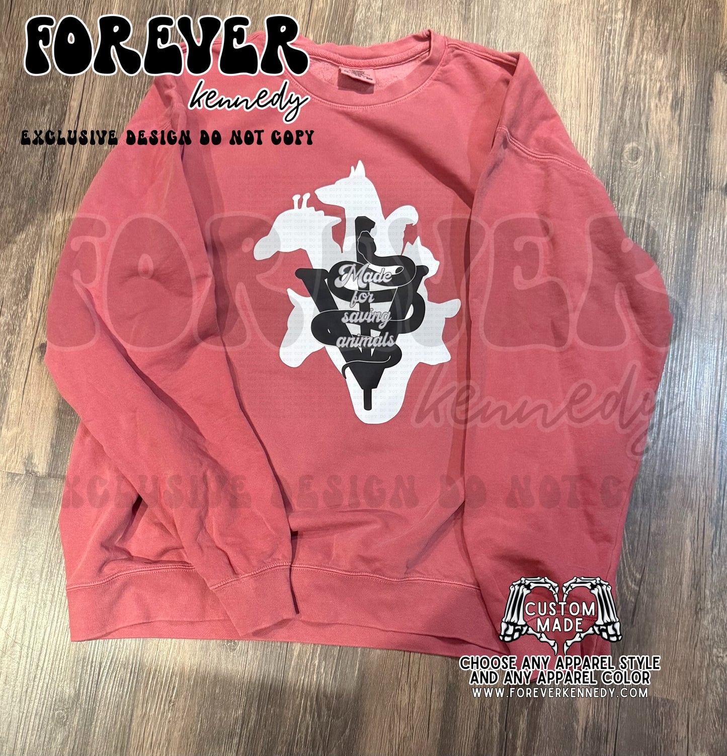 (MTO APPAREL) * CHOOSE STYLE / COLOR: EXCLUSIVE DESIGN Made for Saving Animals