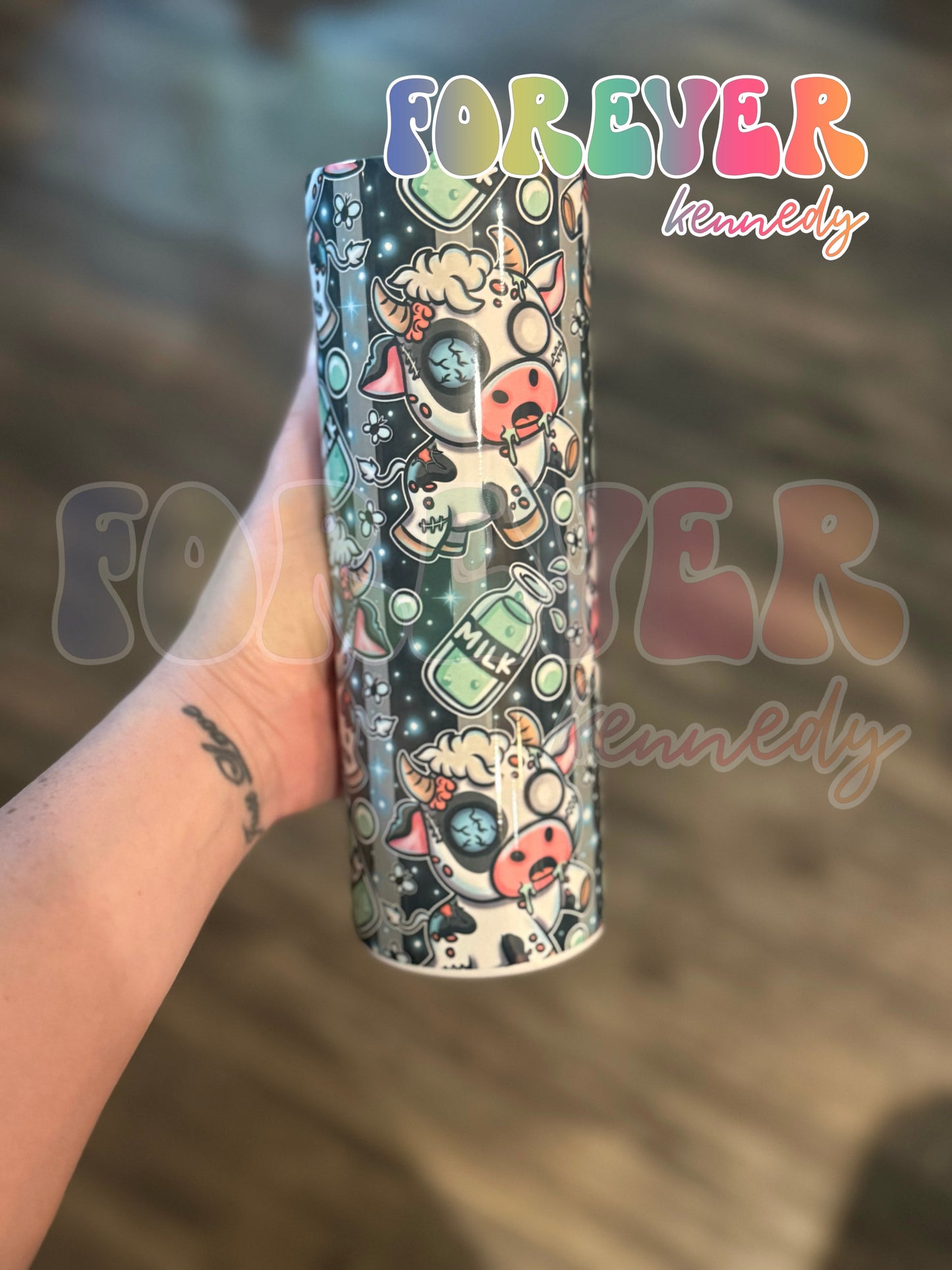(MTO) CHOOSE DRINKWARE: Zombie Cow