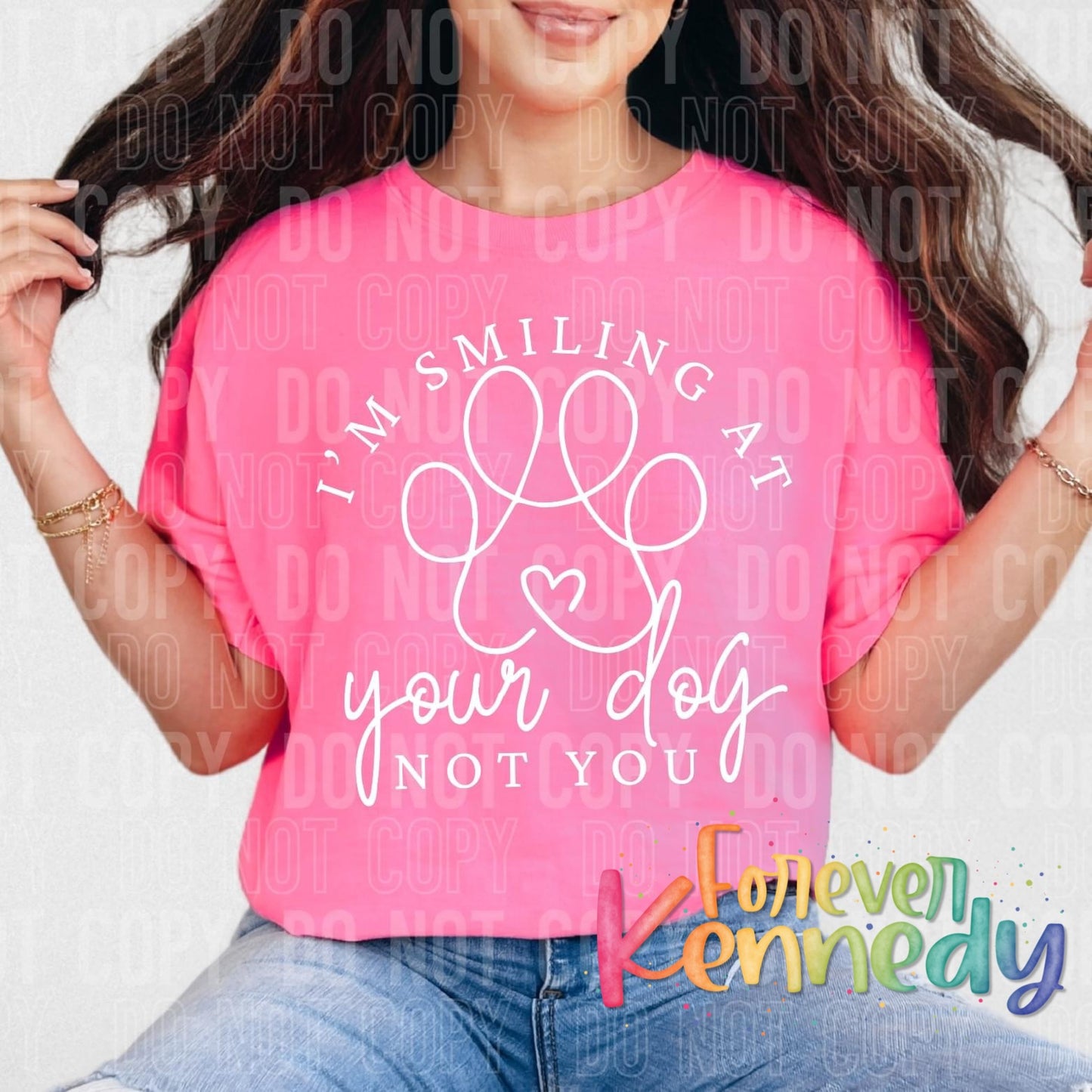 (MTO) CHOOSE YOUR APPAREL STYLE: Smiling at your dog
