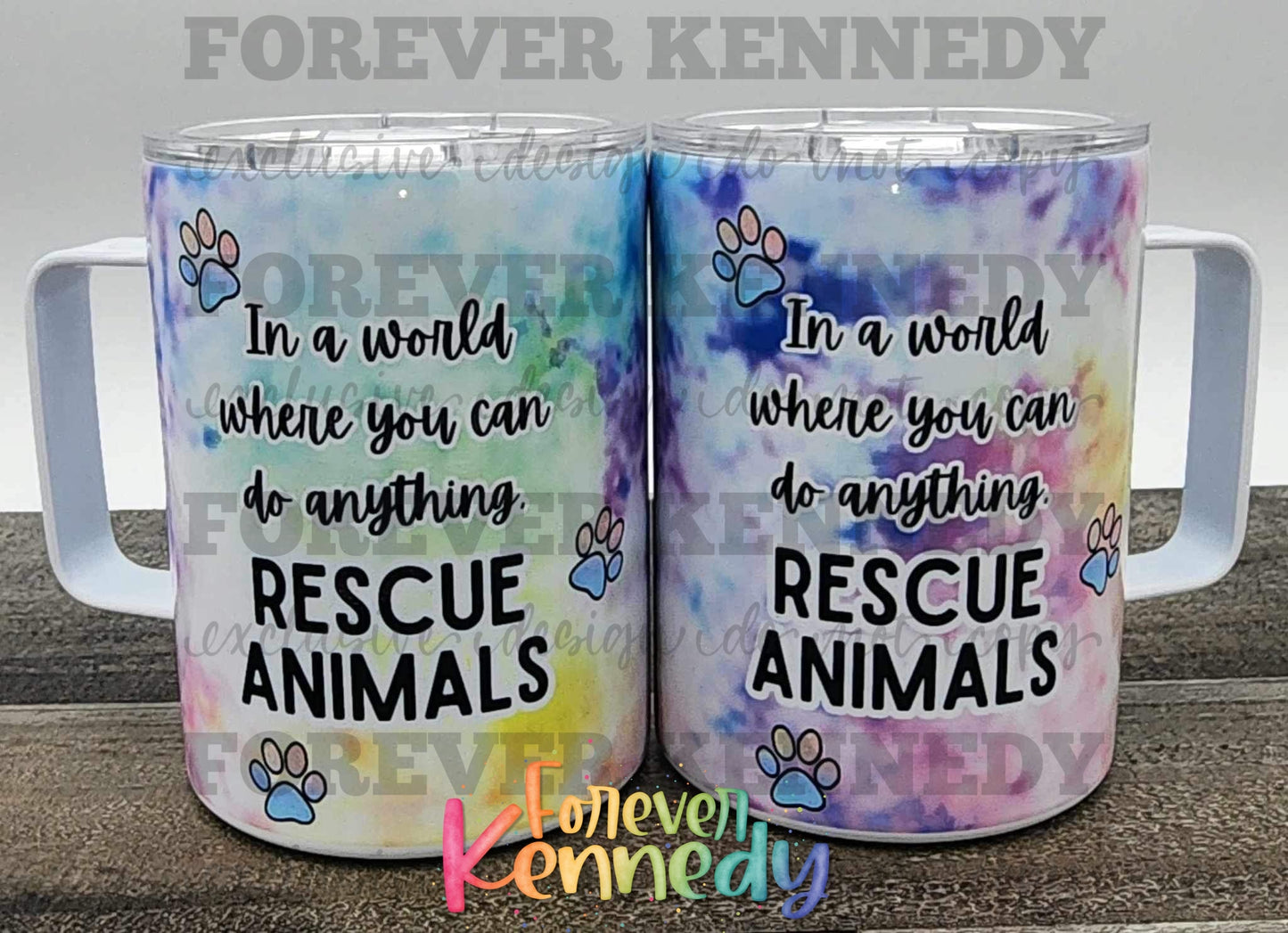 (MTO) Mug with Handle: Exclusive / Rescue Animals