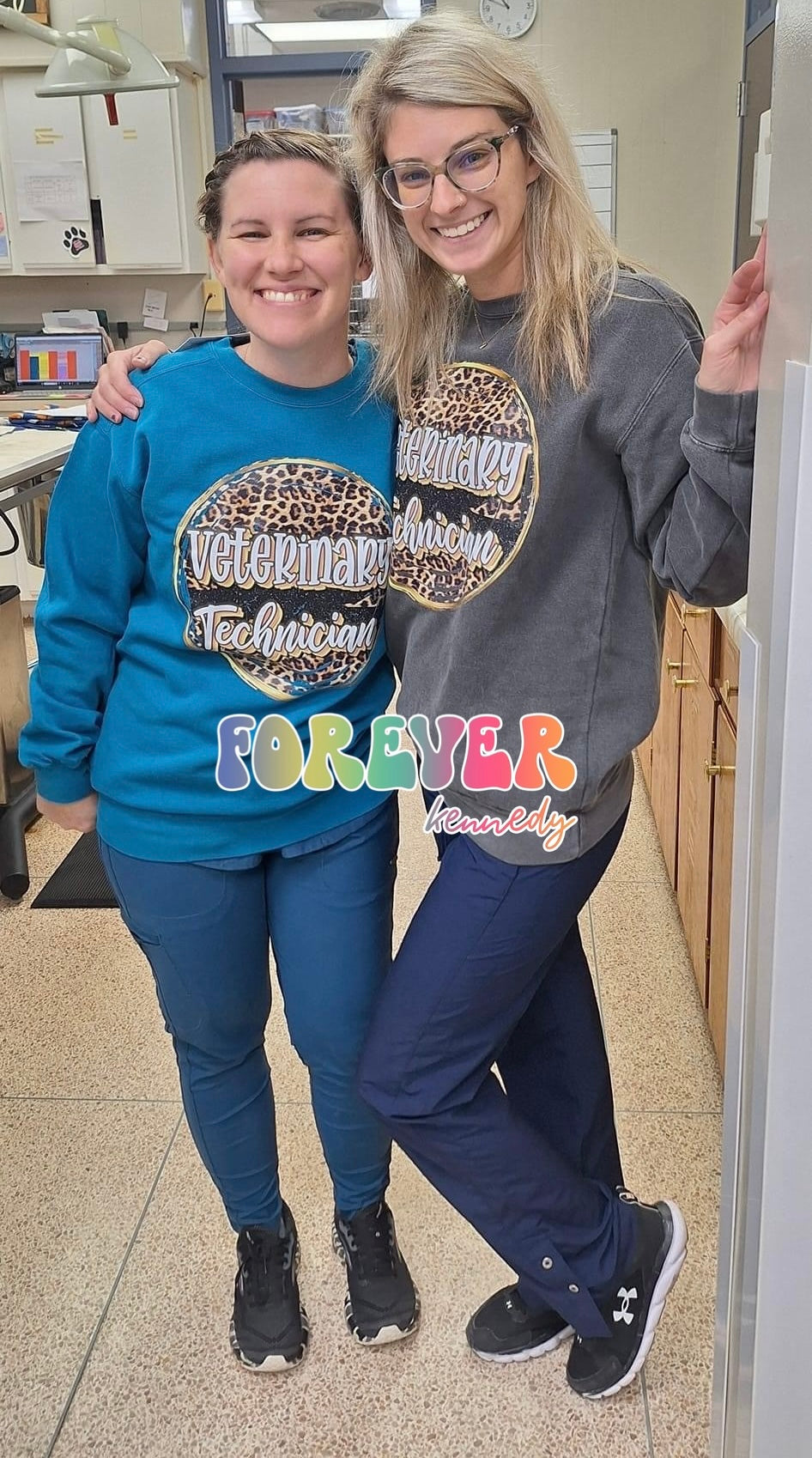 (MTO) Pick your Apparel: Veterinary Technician (cheetah)