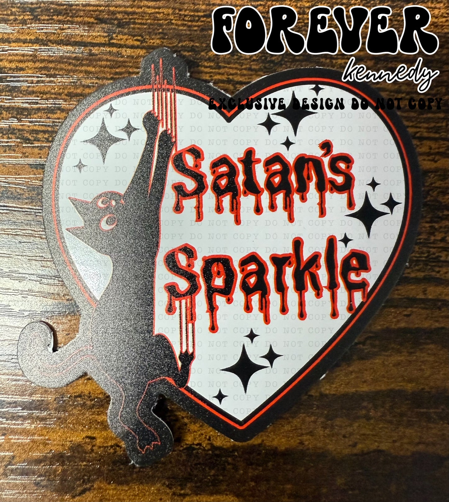 (RTS) Vinyl Sticker: EXCLUSIVE DESIGN Satan’s Sparkle