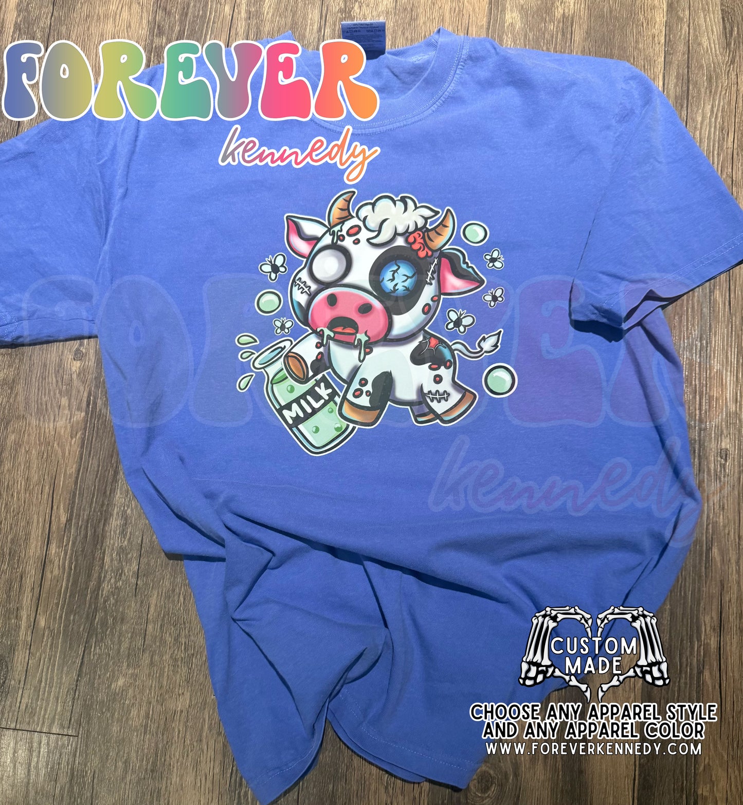 (MTO APPAREL) * CHOOSE STYLE / COLOR: Zombie Cow