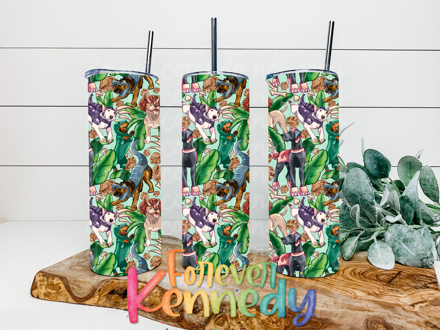 (MTO) 20oz Tumbler *choose style*: Jurassic Bark