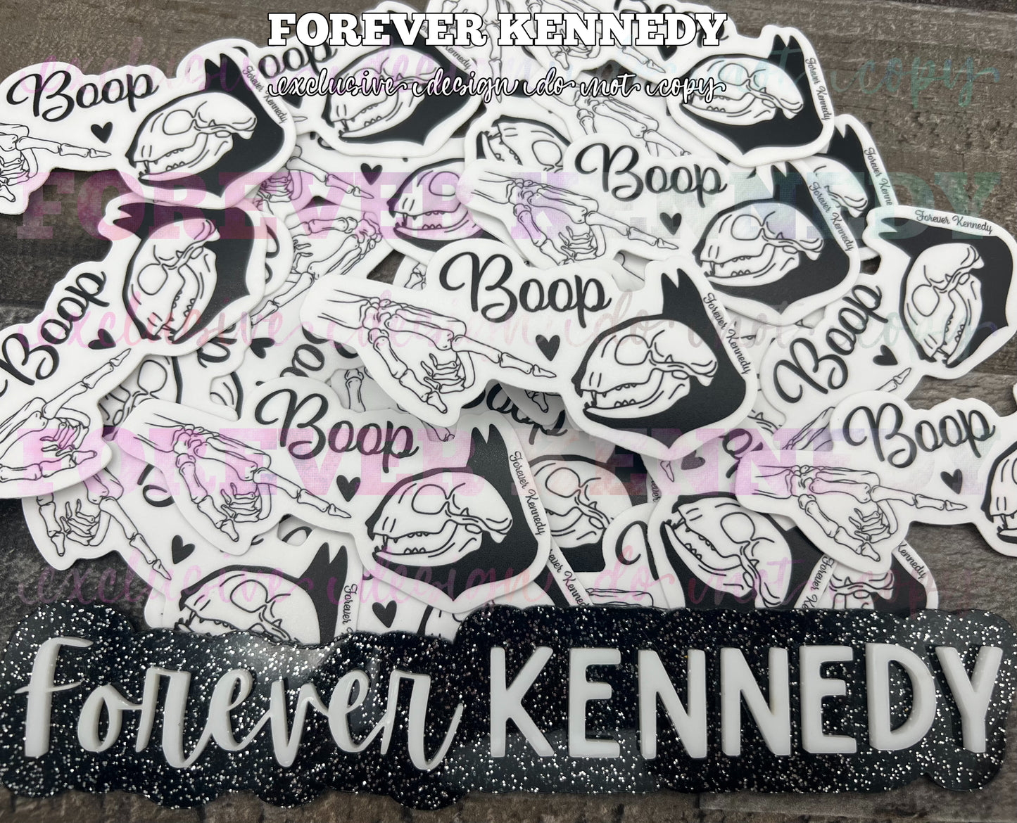 (RTS) Vinyl Sticker: Exclusive / Boop Feline