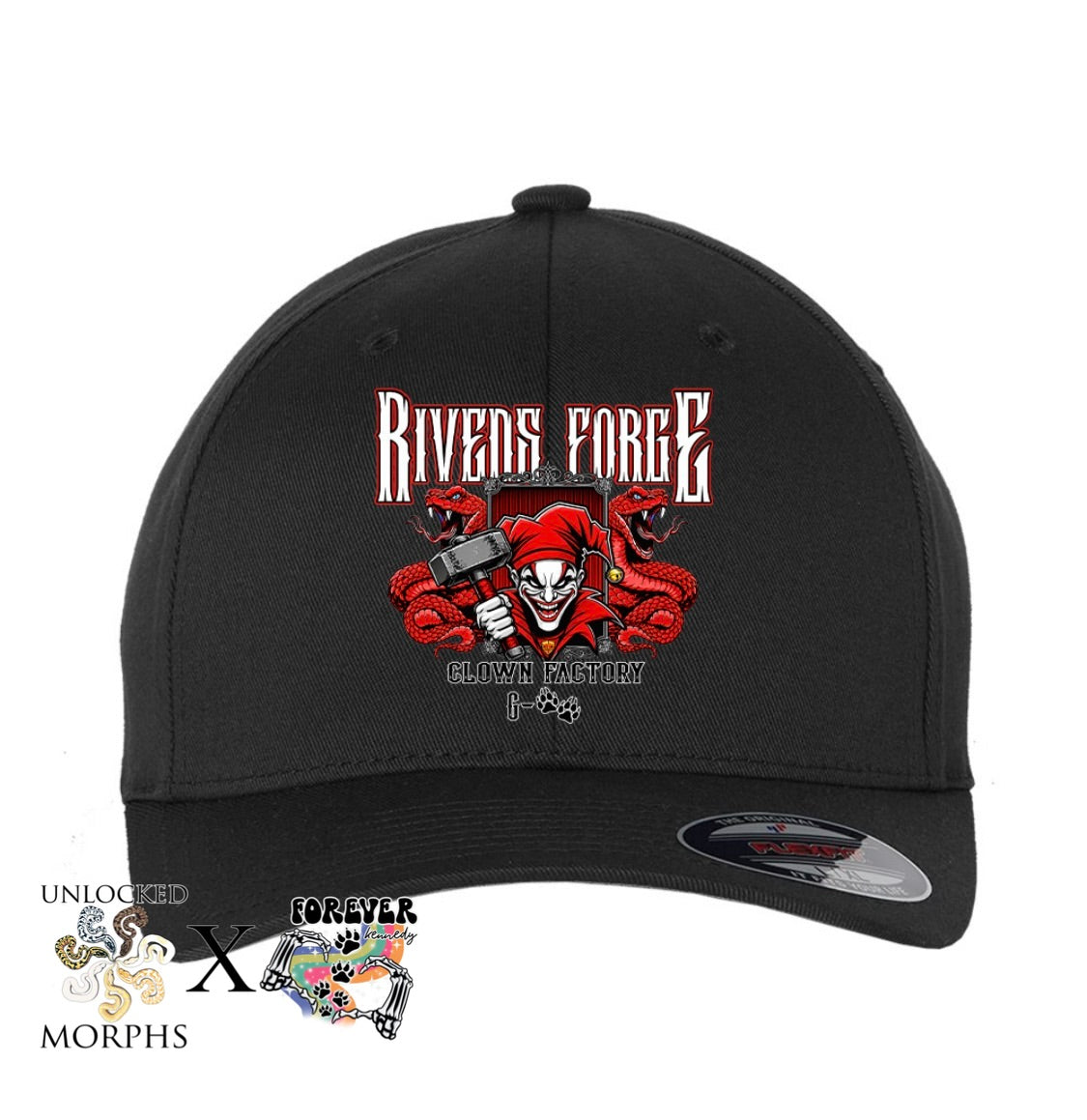 (MTO) SnapBack Trucker Hat: Rivens Forge Logo