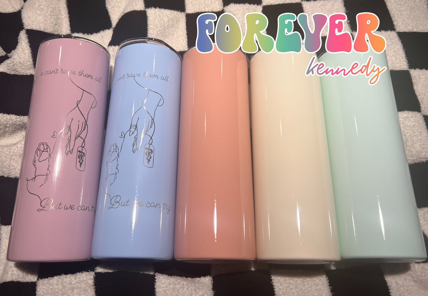 (MTO) 20oz Gloss Tumbler *Engraved* EXCLUSIVE DESIGN Veterinary Medicine Wrap