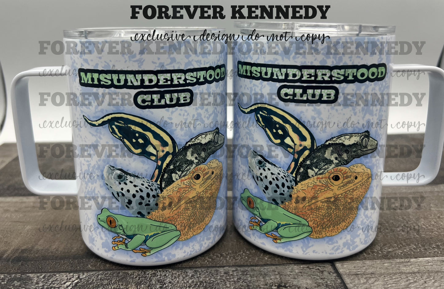 (MTO) Mug with Handle: Reptile Lovers / EXCLUSIVE misunderstood club