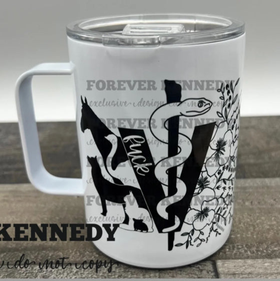 (MTO) Mug with Handle: Don’t trust a Receptionist that doesn’t F bomb