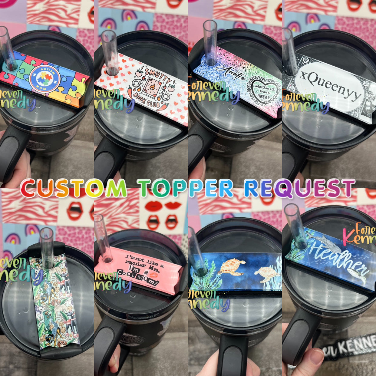 (MTO) Tumbler Topper 40oz: CUSTOM REQUEST
