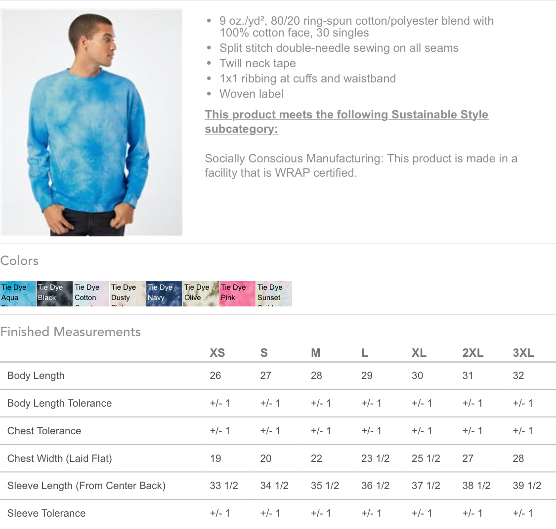 (MTO) EXCLUSIVE Crewneck Sweatshirt: Vet Med World Tour