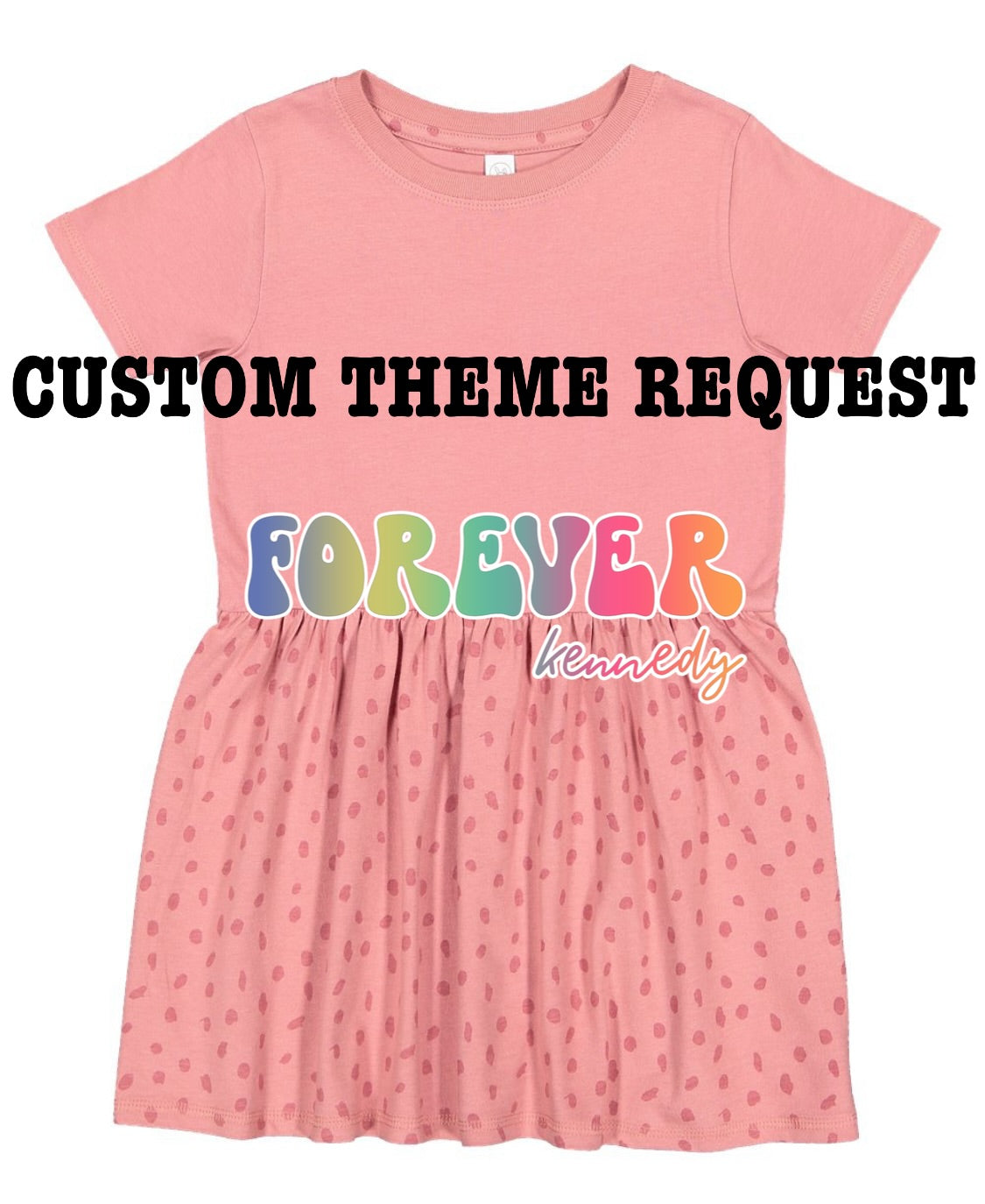 (MTO APPAREL) YOUTH DRESS: CUSTOM THEME REQUEST