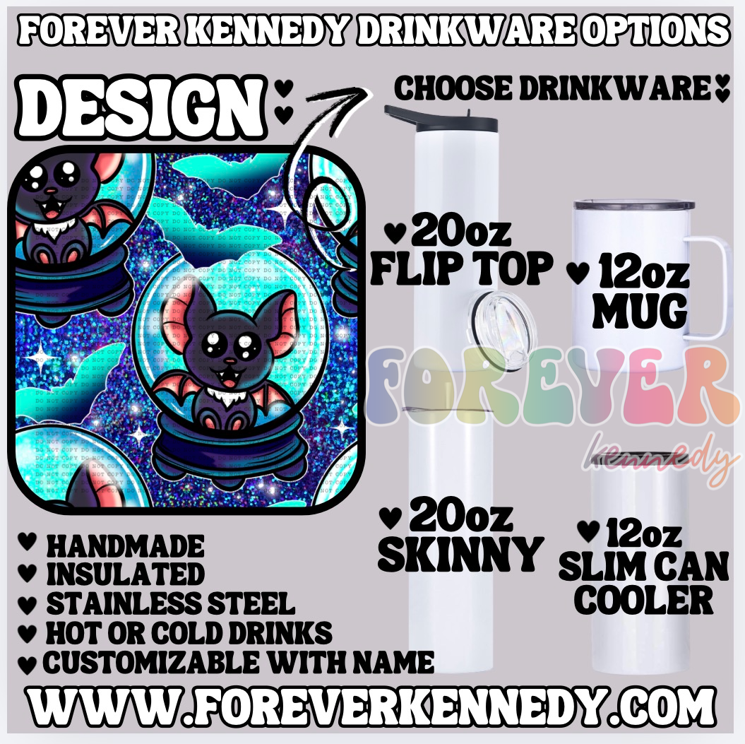 (MTO) CHOOSE DRINKWARE: Magic Bat