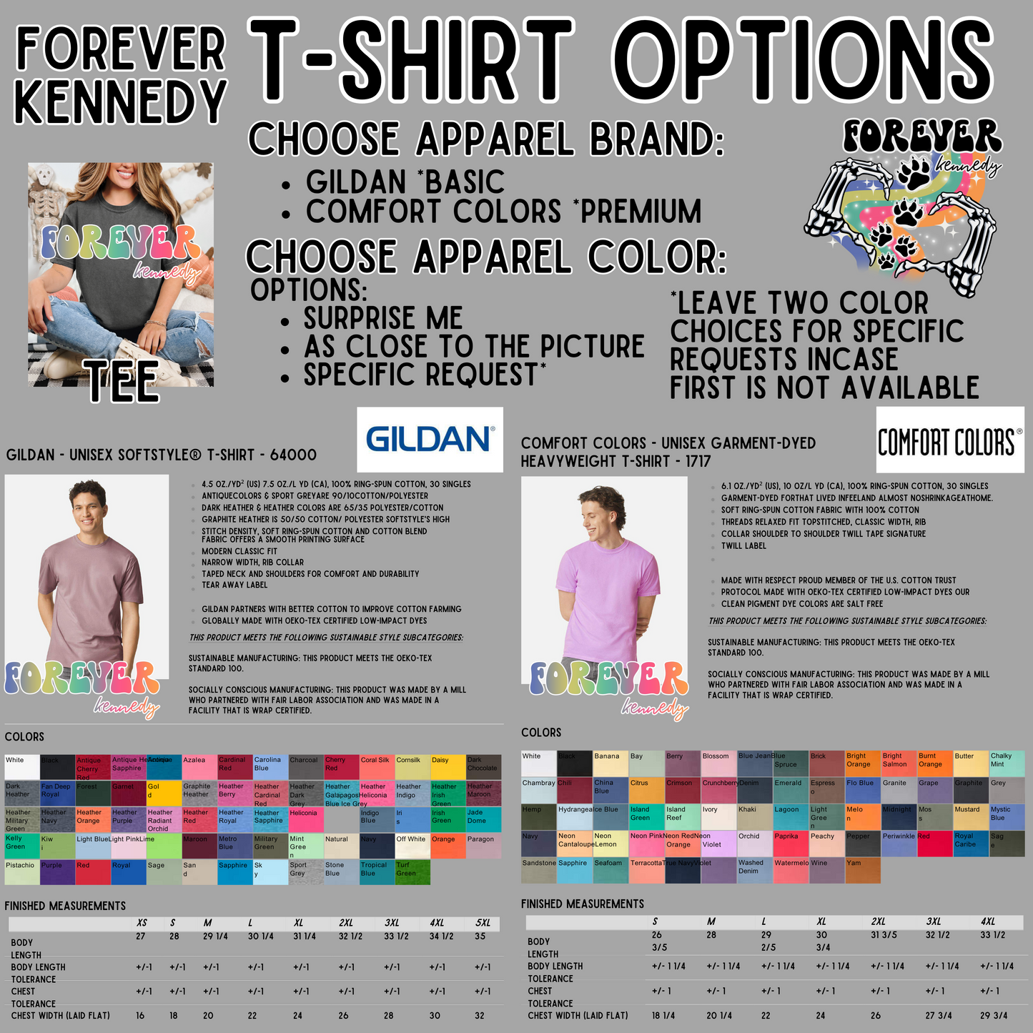 (MTO APPAREL) * CHOOSE STYLE / COLOR: EXCLUSIVE DESIGN Paws & Healing