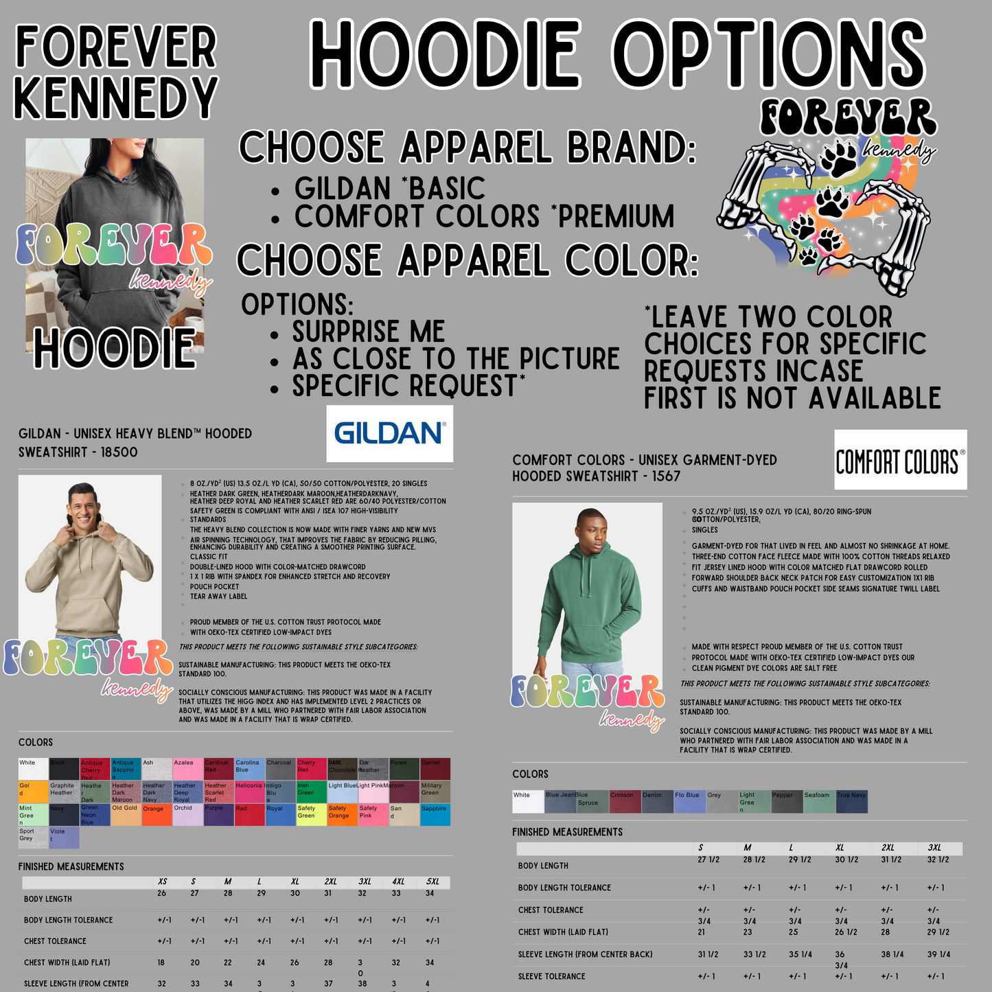 (MTO APPAREL) * CHOOSE STYLE / COLOR: EXCLUSIVE DESIGN Paws & Healing