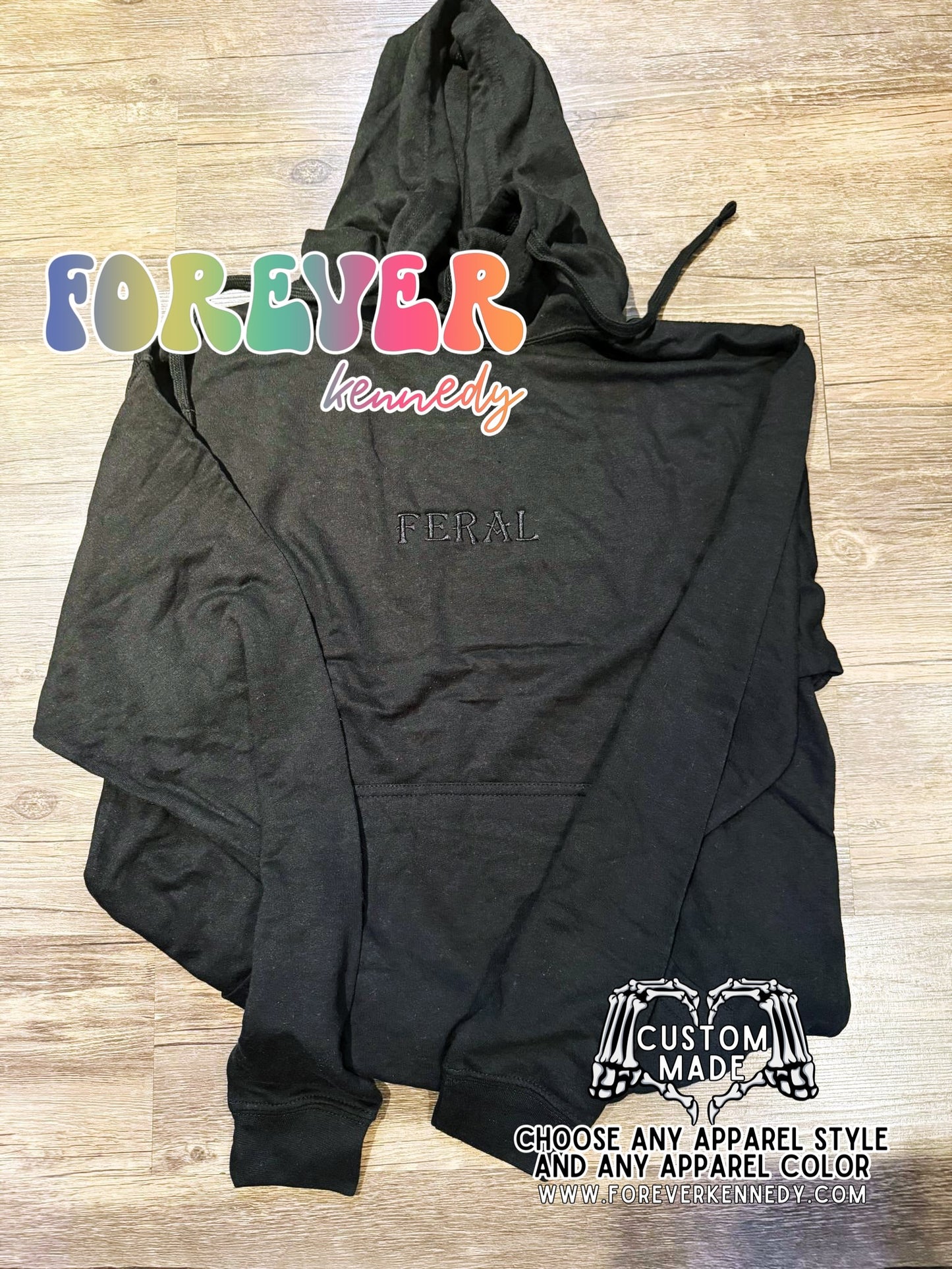 (MTO APPAREL) * CHOOSE STYLE / COLOR: EMBROIDERY DESIGN / CUSTOM TEXT