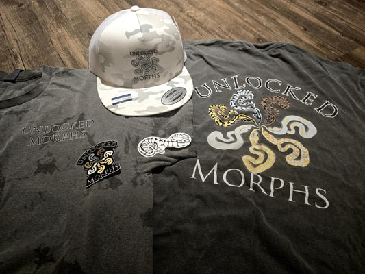 (MTO BUNDLE) * Unlocked Morphs Logo Merch (T-Shirt and Hat)