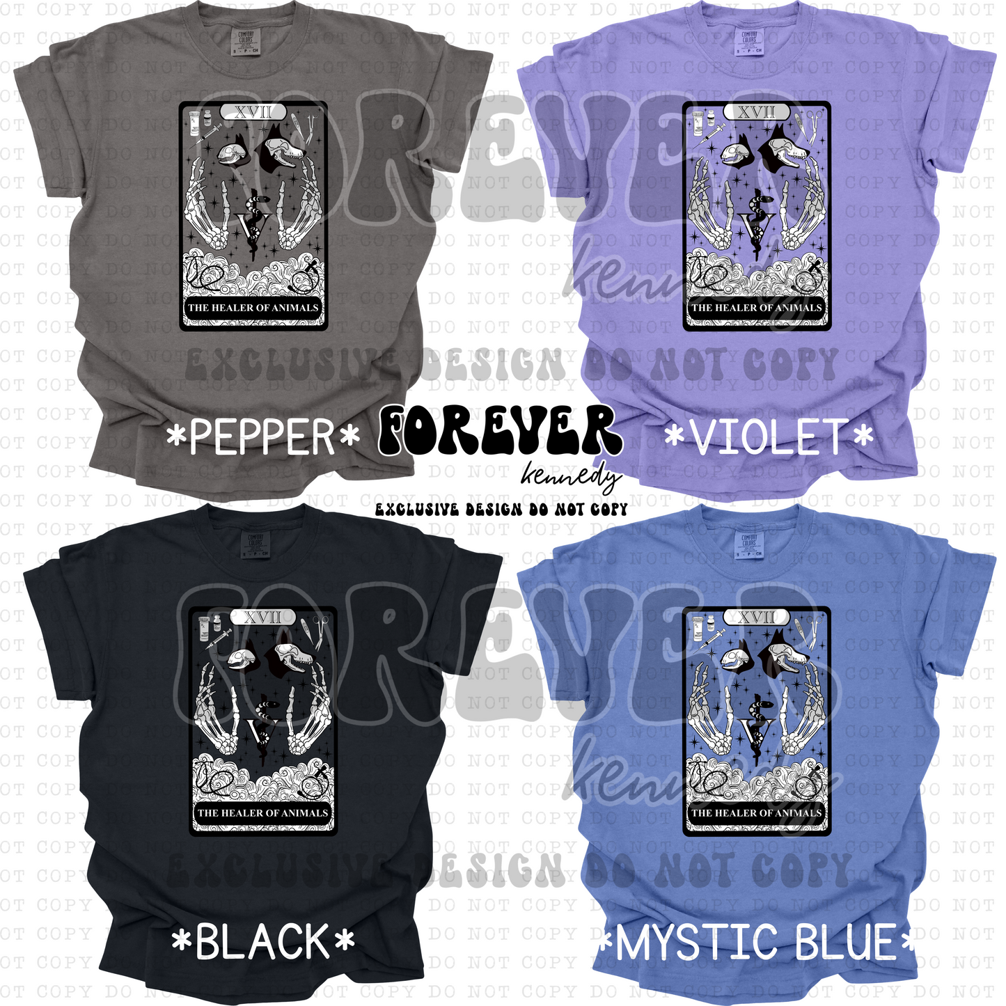 (MTO APPAREL) * CHOOSE STYLE: EXCLUSIVE DESIGN Healer of Animals / Veterinary Tarot
