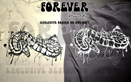 (MTO APPAREL) * CHOOSE STYLE / COLOR: EXCLUSIVE DESIGN Paint Splatter Ball Python