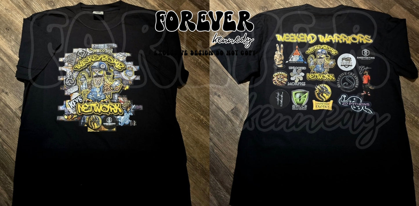 (MTO APPAREL) * CHOOSE STYLE / COLOR: EXCLUSIVE DESIGN Weekend Warriors (front/back design)