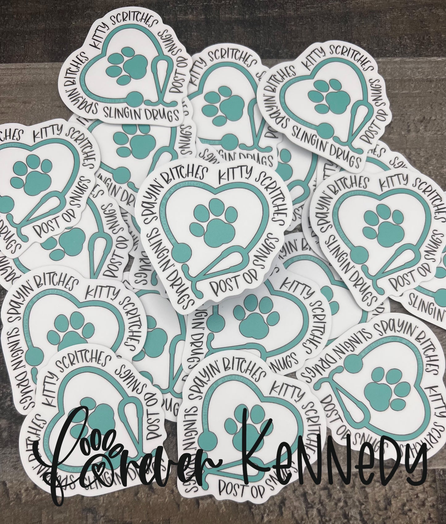 (RTS) Vinyl Sticker: Veterinary Surgery