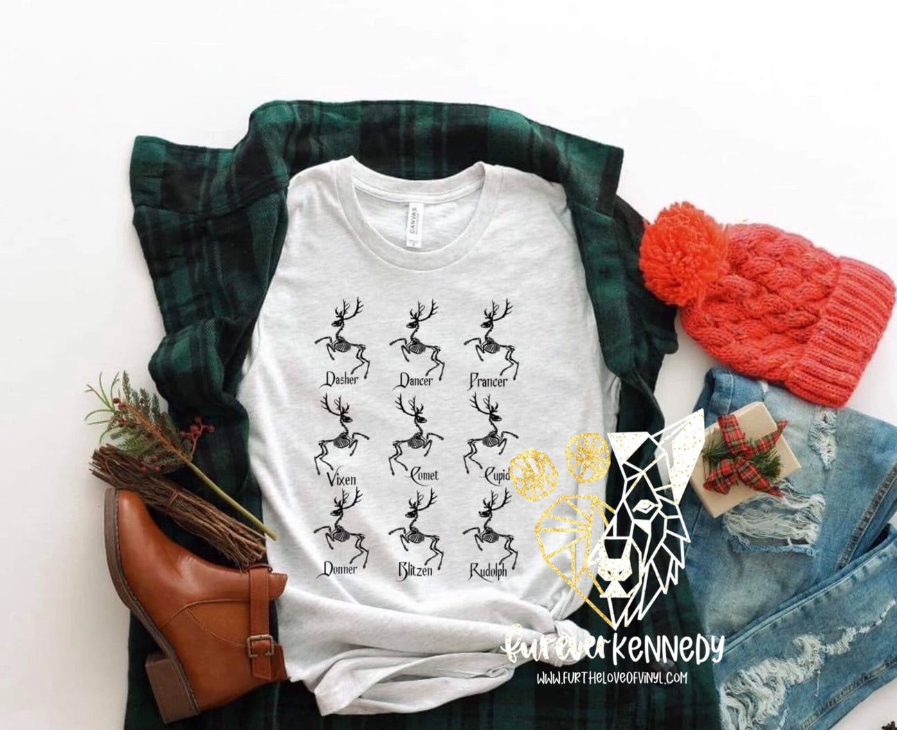 (MTO) Apparel: Skeleton reindeer