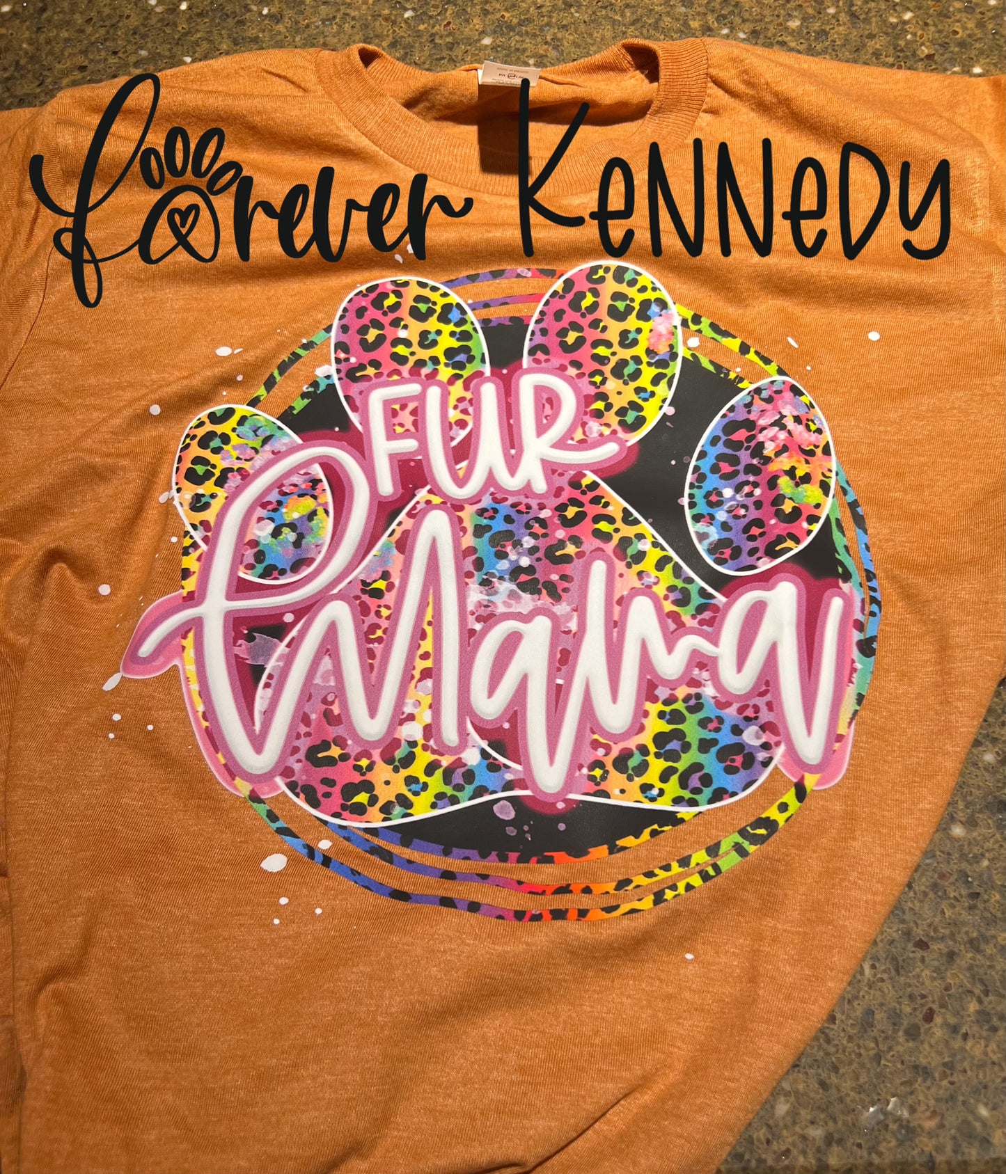 (MTO) Pick your Apparel: Fur Mama (Colorful Cheetah)