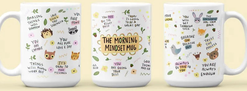 (MTO) Sub Mug with Handle: Morning Mindset