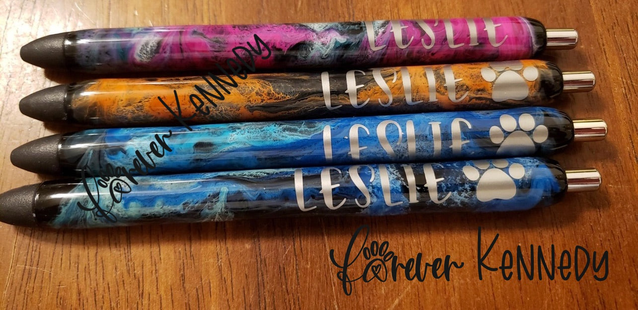 Customizable Epoxy Glitter Pen
