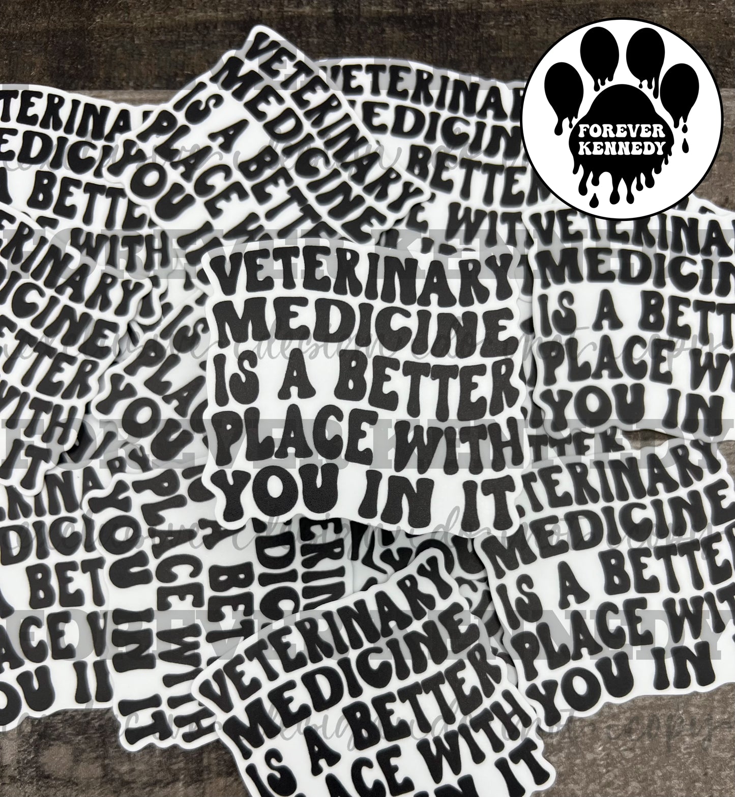 (RTS) Vinyl Sticker: EXCLUSIVE / Veterinary Medicine is a better place with you in it