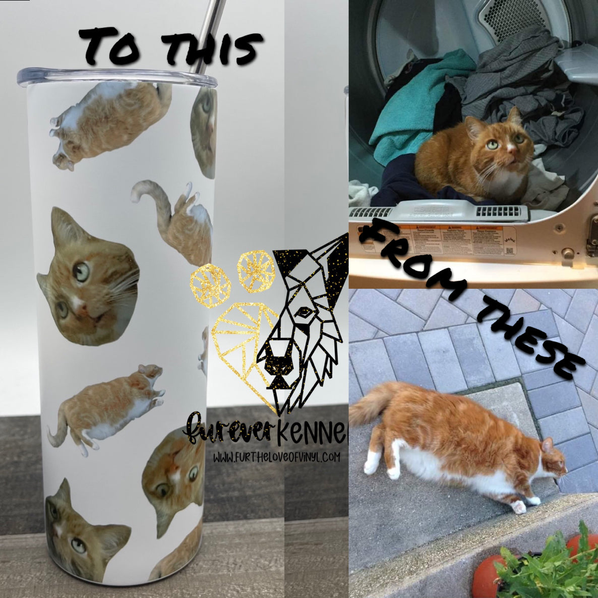 (MTO) Sub Tumbler: Custom Pet Photo