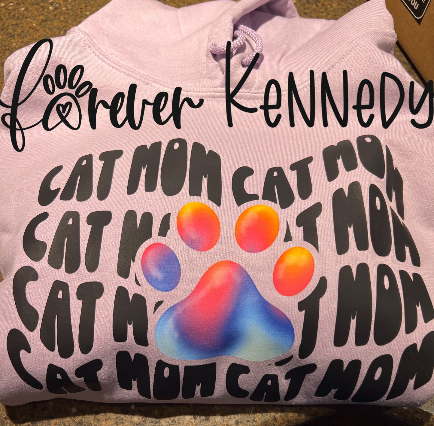 (MTO) Pick your Apparel: Cat Mom (Wavy)