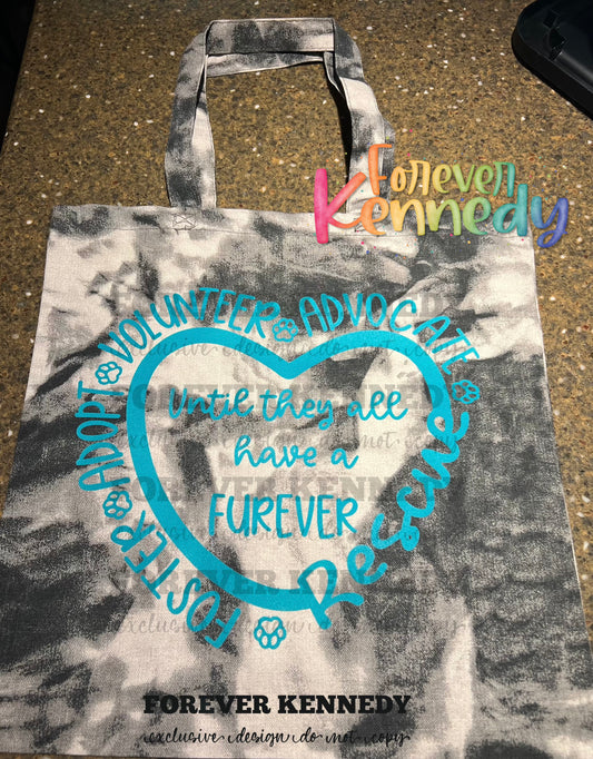 (MTO) Dyed Tote Bag: EXCLUSIVE/ Until they all have a Furever