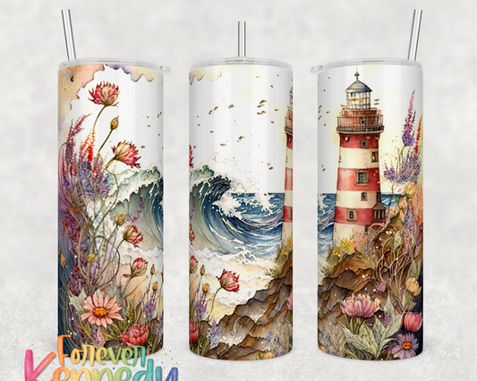 (MTO) 20oz Tumbler: Lighthouse