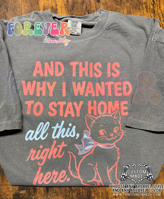 MADE TO ORDER APPAREL -  This is why I wanted to stay home