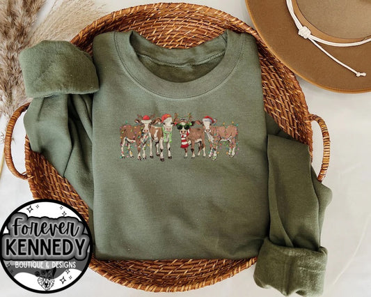 (MTO) Pick Your Apparel: Holiday cows