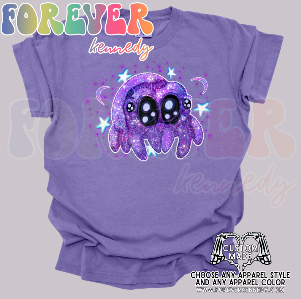 MADE TO ORDER APPAREL: Glitter Jumping Spider