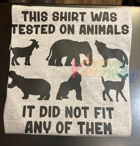 (MTO) / Pick Your Apparel: Tested on animals