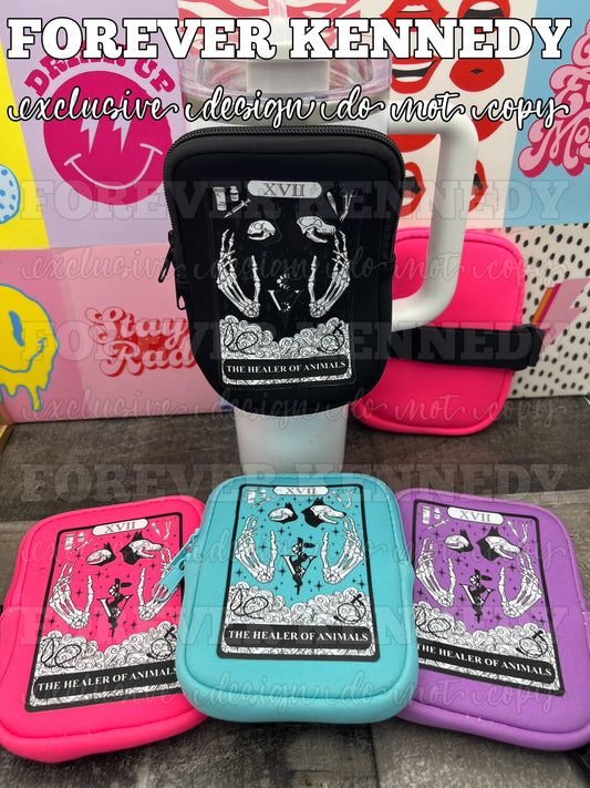 (MTO) Tumbler Bag with zipper: EXCLUSIVE DESIGN Veterinary Tarot