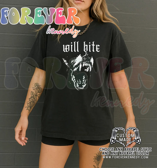 MADE TO ORDER APPAREL: Will Bite