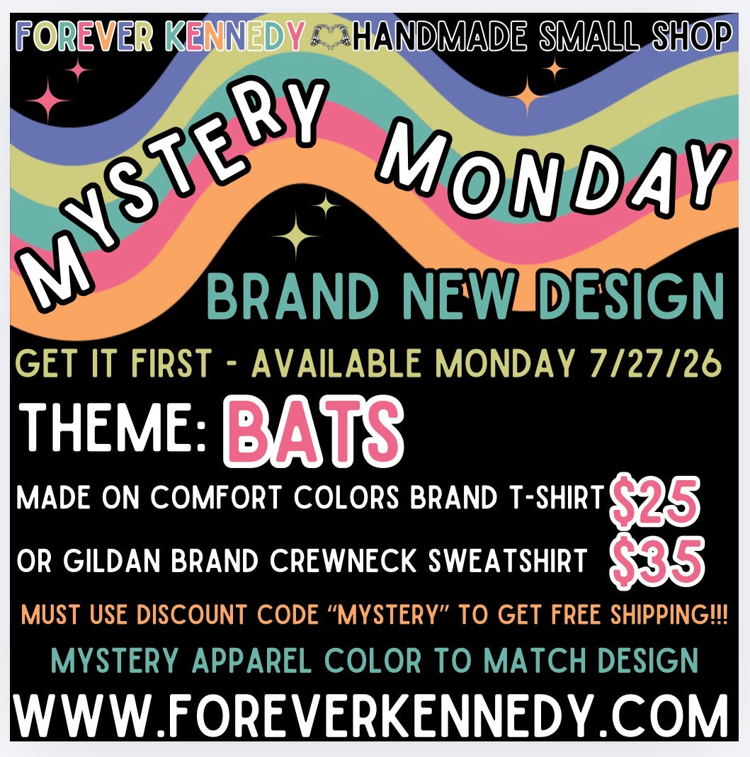 MYSTERY MONDAY * FLASH SALE - Mystery Design BATS theme