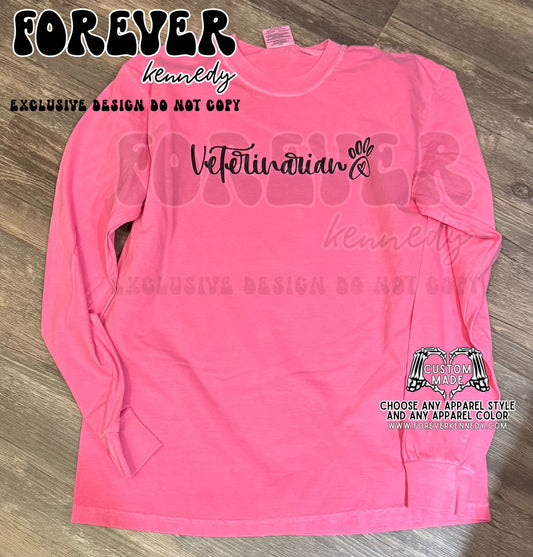 (MTO APPAREL) * CHOOSE STYLE: EXCLUSIVE DESIGN Veterinarian 🐾